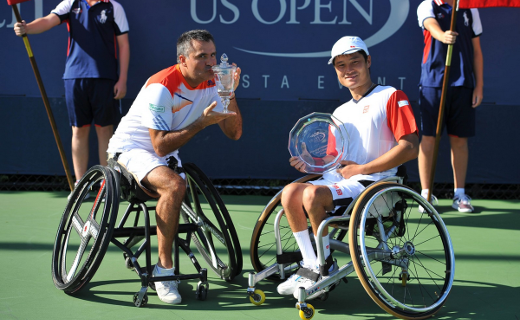 Stéphane Houdet remporte l'US Open de tennis en fauteuil !