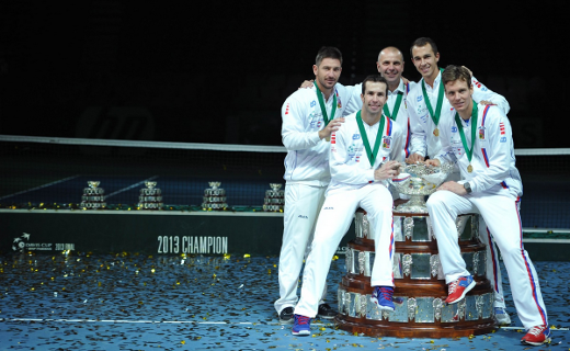 Les Tchèques s'imposent à Belgrade et conservent la Coupe Davis !