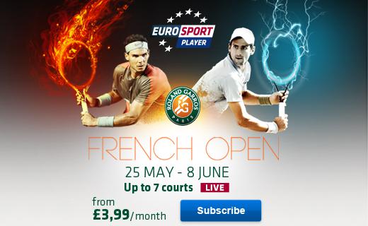 Watch the French Open on up to 7 courts LIVE!
