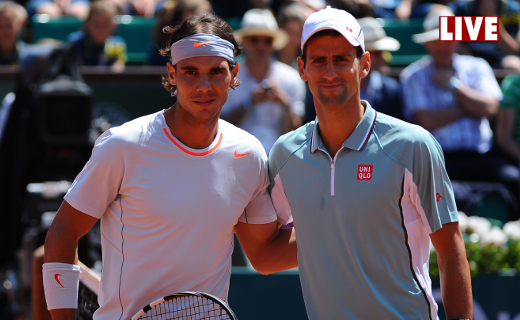 Suivez Nadal vs Djokovic en Live commenté en finale de Roland Garros !