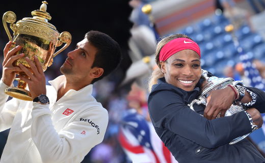 Djokovic et Williams désignés Champions du Monde 2014