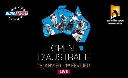 L’Open d’Australie en Live vidéo sur 7 courts avec Eurosport !
