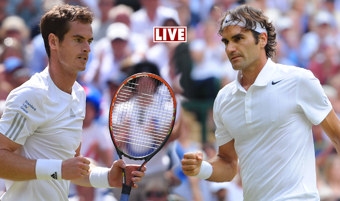 Suivez Federer-Murray en Live en demi-finale de Wimbledon !