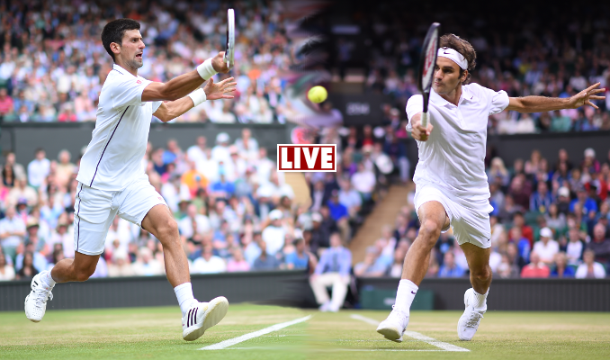 Suivez Federer-Djokovic en Live, finale messieurs de Wimbledon