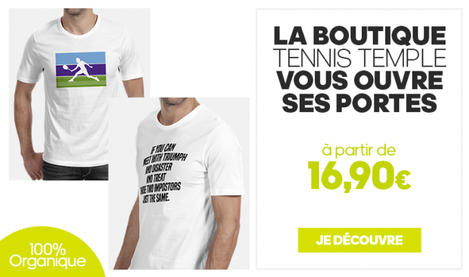 TT lance ses T-shirts 100% beaux et Bio pour les finales de Wimbledon !