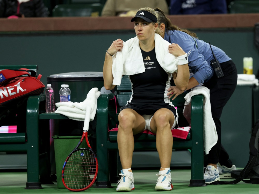 Indian Wells:  Kerber scheitert im Achtelfinale an Wozniacki 