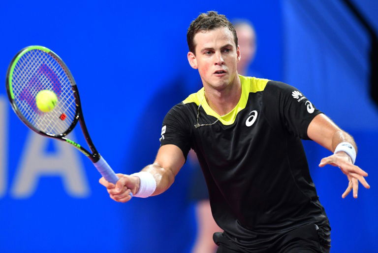 Maple syrup-drinking Pospisil stuns top seed Medvedev