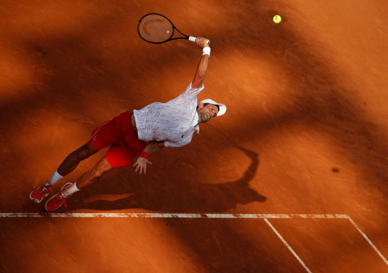 Novak Djokovic en finale à Rome