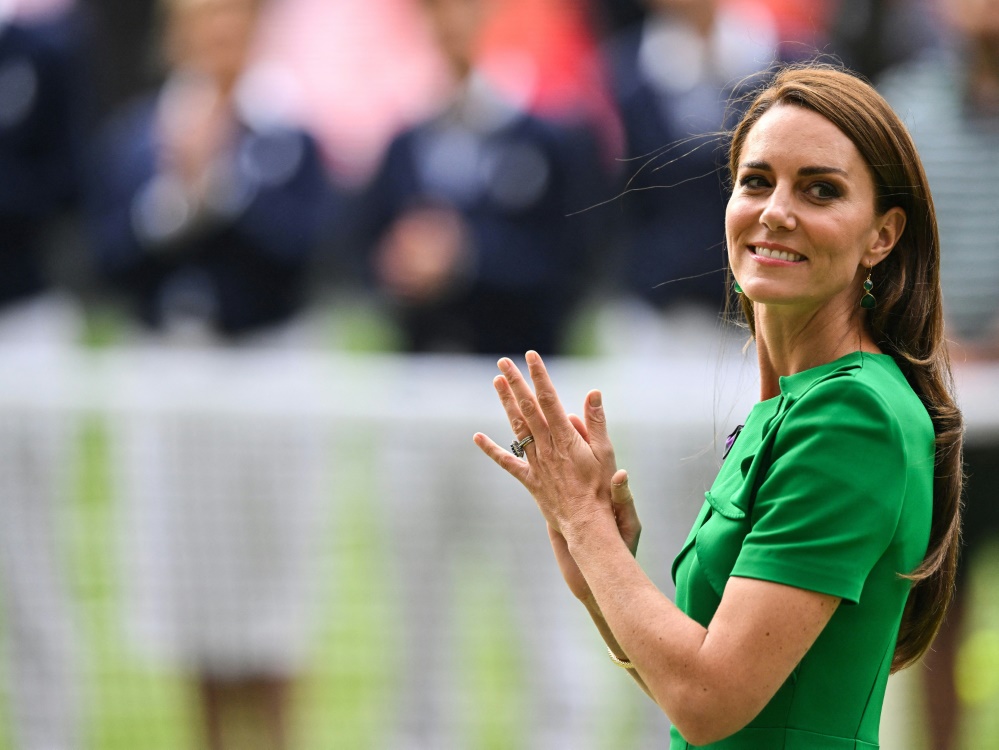 Prinzessin Kate:  Genesungswünsche aus Wimbledon