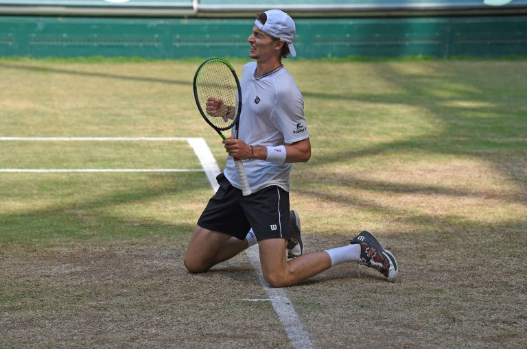 Halle: sur gazon, Ugo Humbert continue de pousser