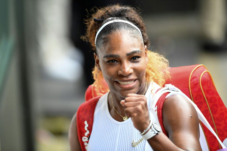 Wimbledon: Serena Williams, un peu plus près des étoiles