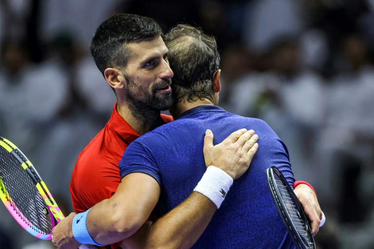 Pour leur dernier match, Djokovic salue son plus grand rival Nadal