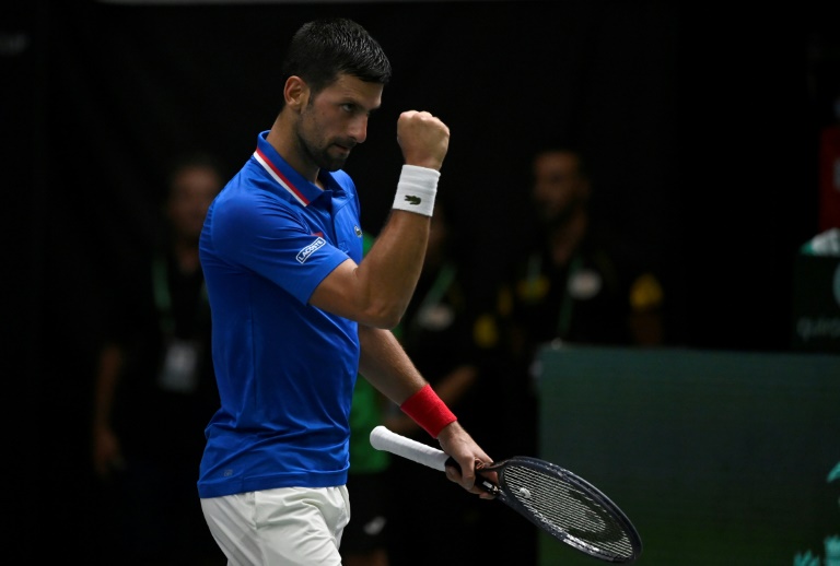 Djokovic 'on cloud nine' after winning Davis Cup return