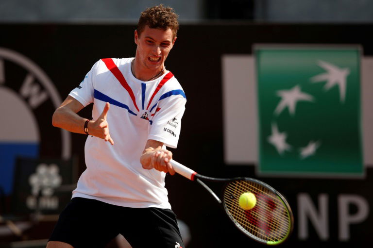 Humbert sort Medvedev, tête de série N.1, à Hambourg