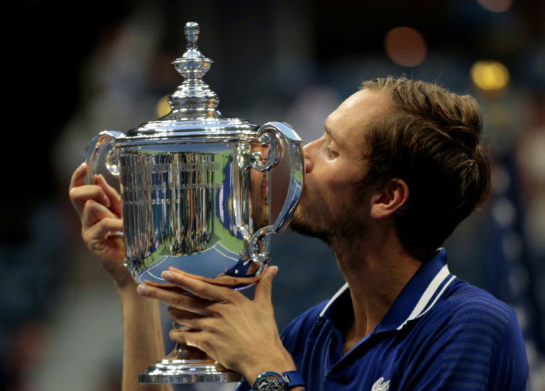 Medvedev dismisses Djokovic, hecklers for first Slam title