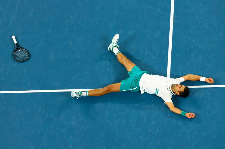 On cloud nine: Djokovic's dominance at Australian Open