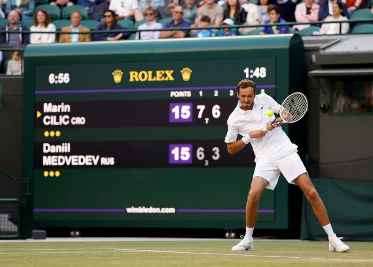 Medvedev fights back to reach Wimbledon fourth round