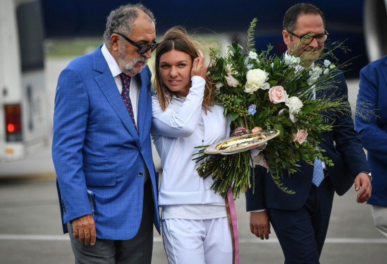 Defending champion Halep