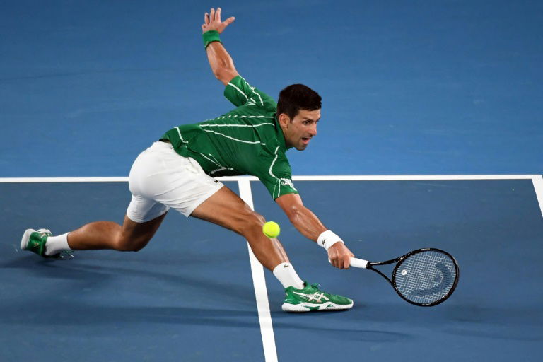 Djokovic survives scare in tough Slam opener
