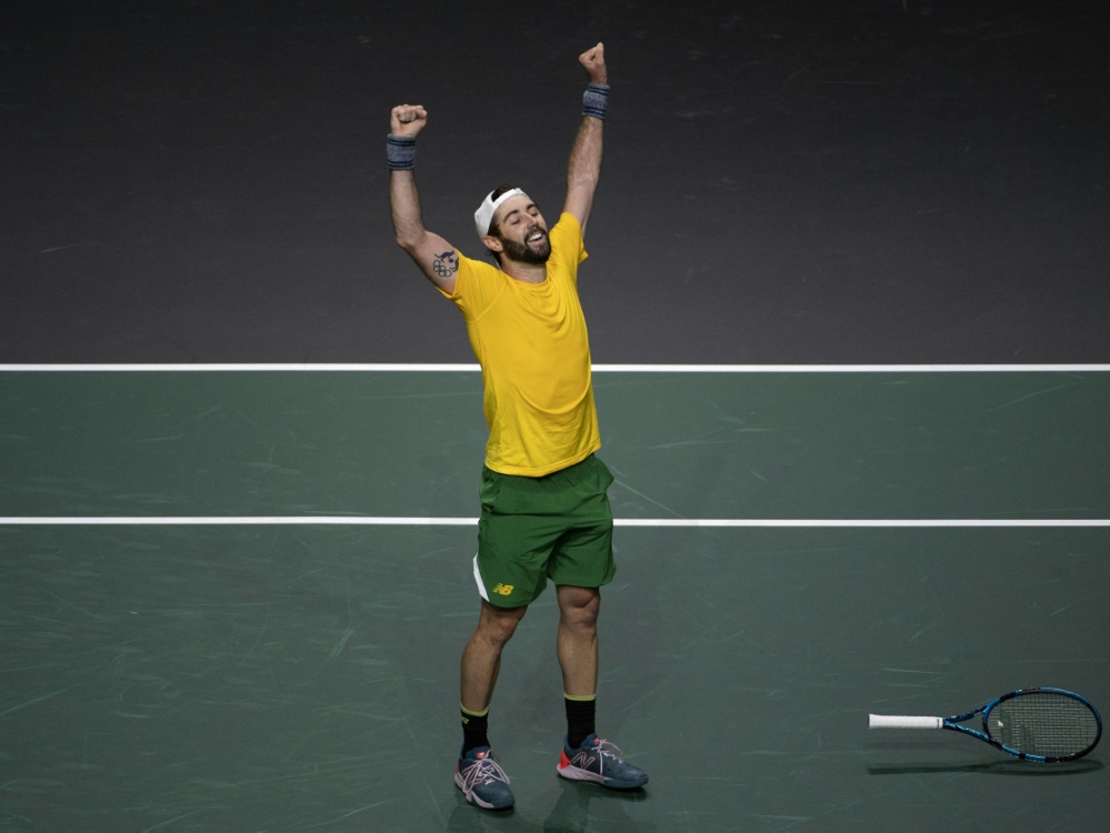 Davis Cup:  Australien zieht ins Halbfinale ein