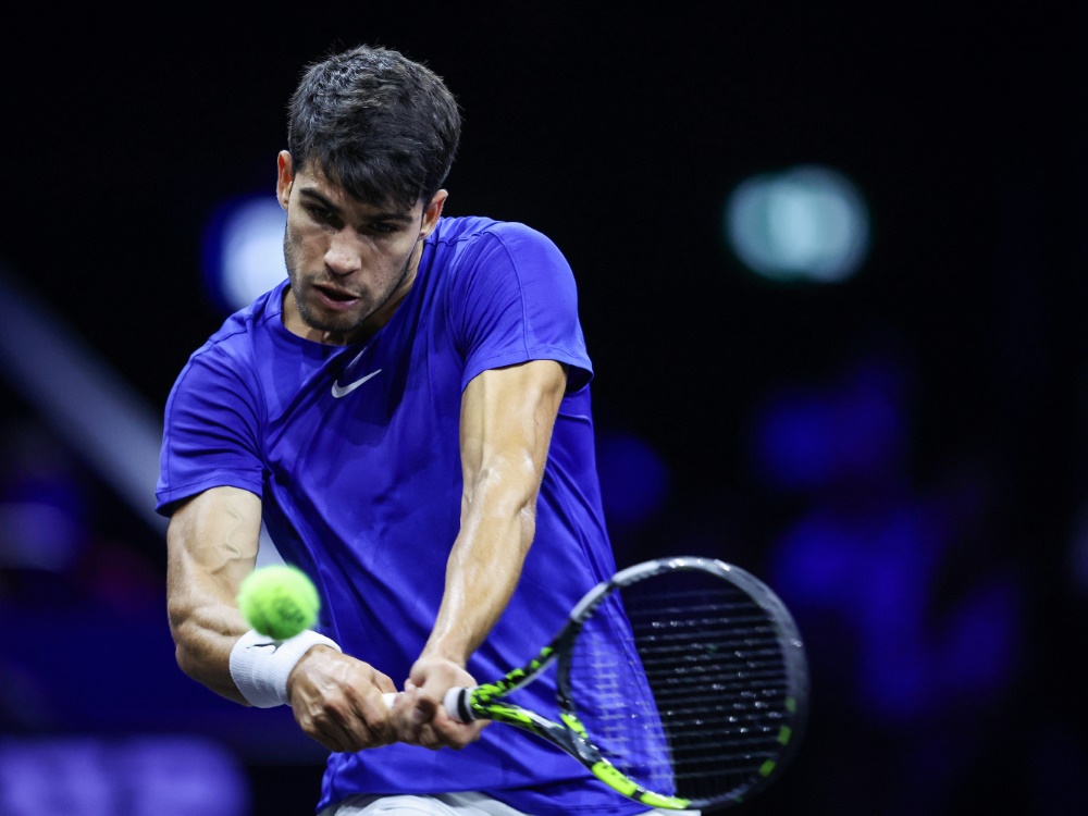 Laver Cup:  Alcaraz besiegt Shelton in zwei Sätzen