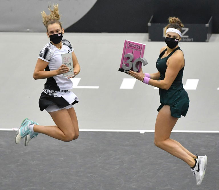 Sabalenka beats doubles partner Mertens to win WTA Linz title