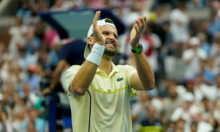 Dimitrov back in US Open last-eight after five years