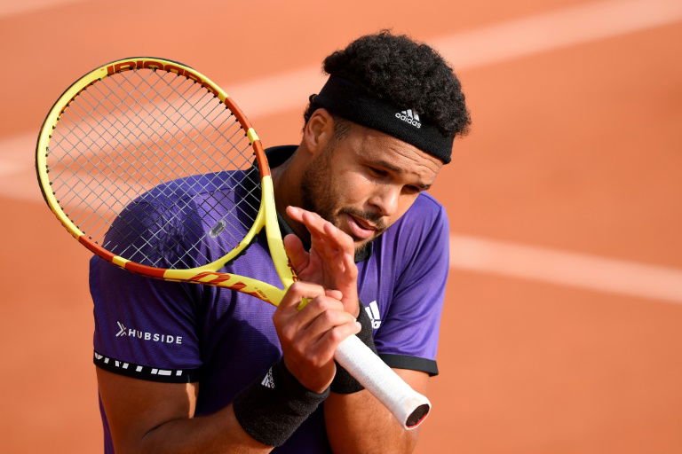 Vainqueur de Lajovic, Tsonga