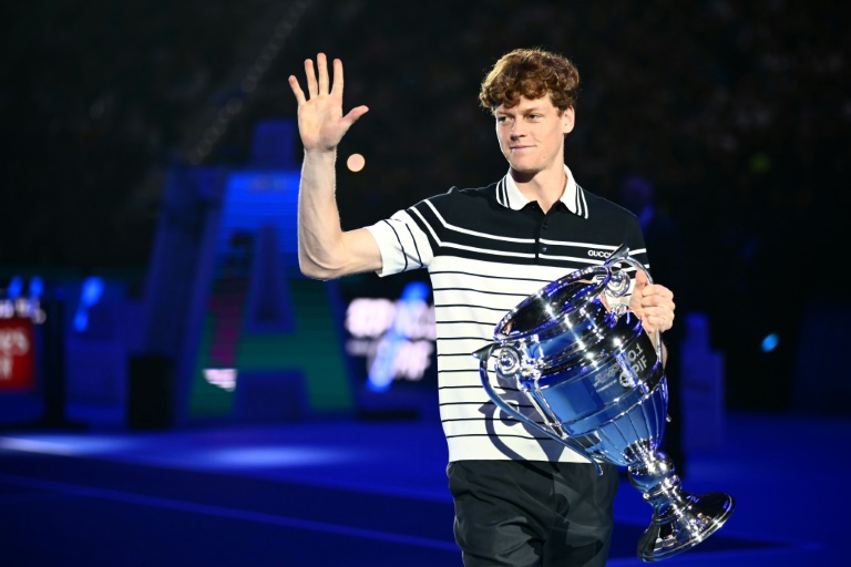 Sinner collects year-end ATP trophy