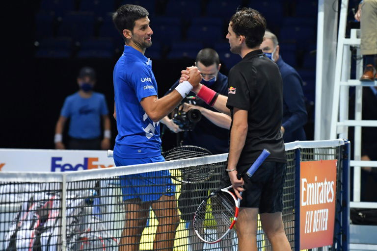 Masters de tennis: Thiem bat Djokovic et se qualifie pour la finale