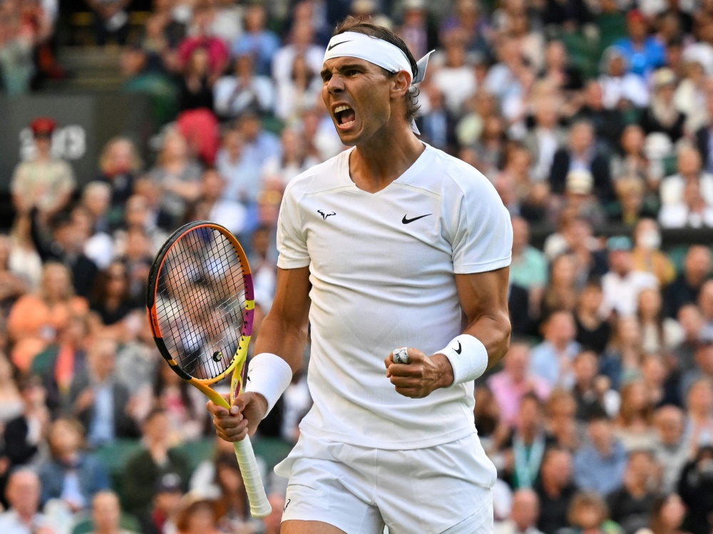 Nadal in Wimbledon im Viertelfinale