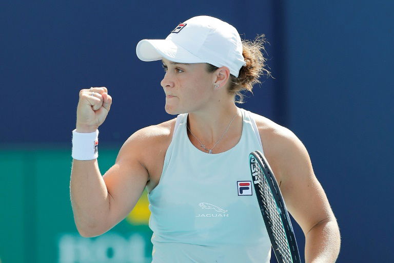 Australiana Barty es la primera finalista en Miami al vencer a Svitolina