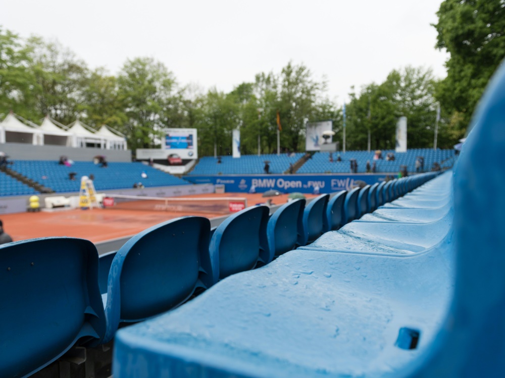 ATP-Turnier in München:  Regen verzögert Auftaktmatches