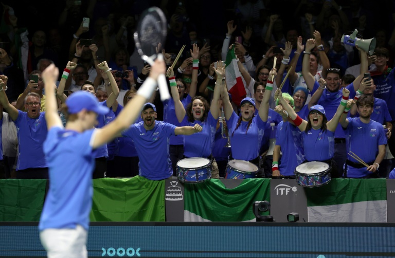 Sinner completes year to remember as Italy retain Davis Cup