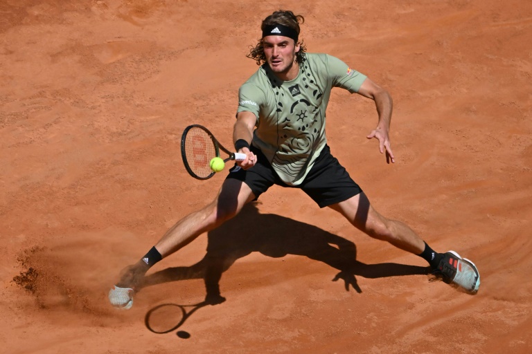 Tsitsipas sees off Sinner to reach Rome semis after match point drama