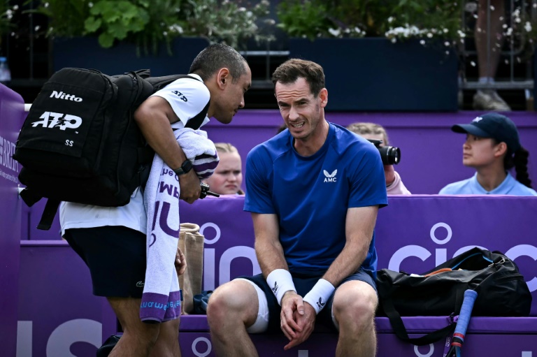 Murray a Wimbledon doubt after injury forces Queen's exit