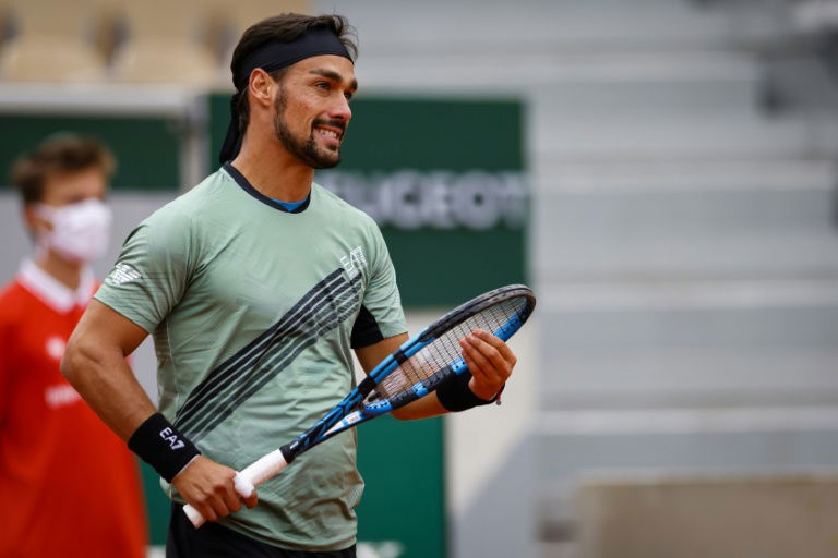 Roland-Garros: Fognini sorti d'entrée