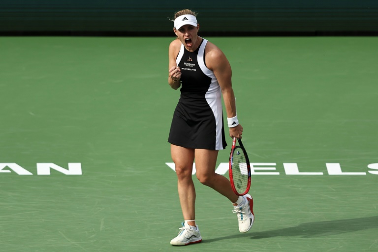 Kerber 'done with practice' after progressing at Indian Wells