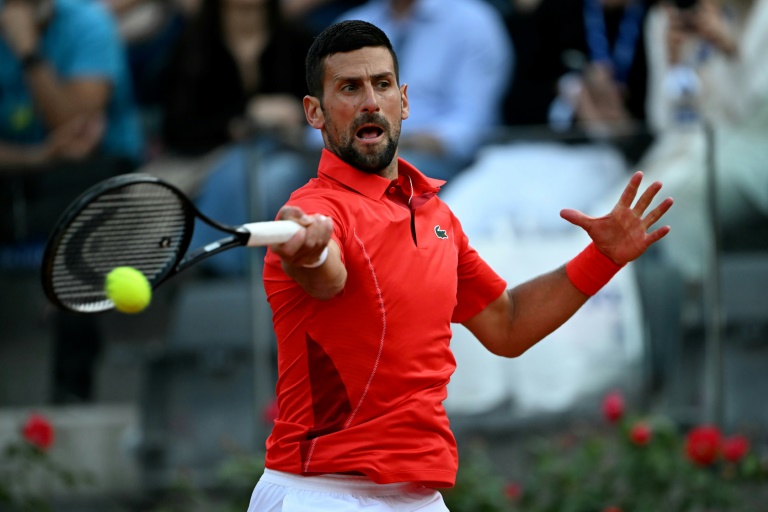 Djokovic bottle strike overshadows Rome Open cruise past Moutet