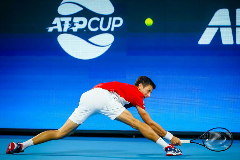 Djokovic sees off Anderson to give Serbia opening ATP Cup win