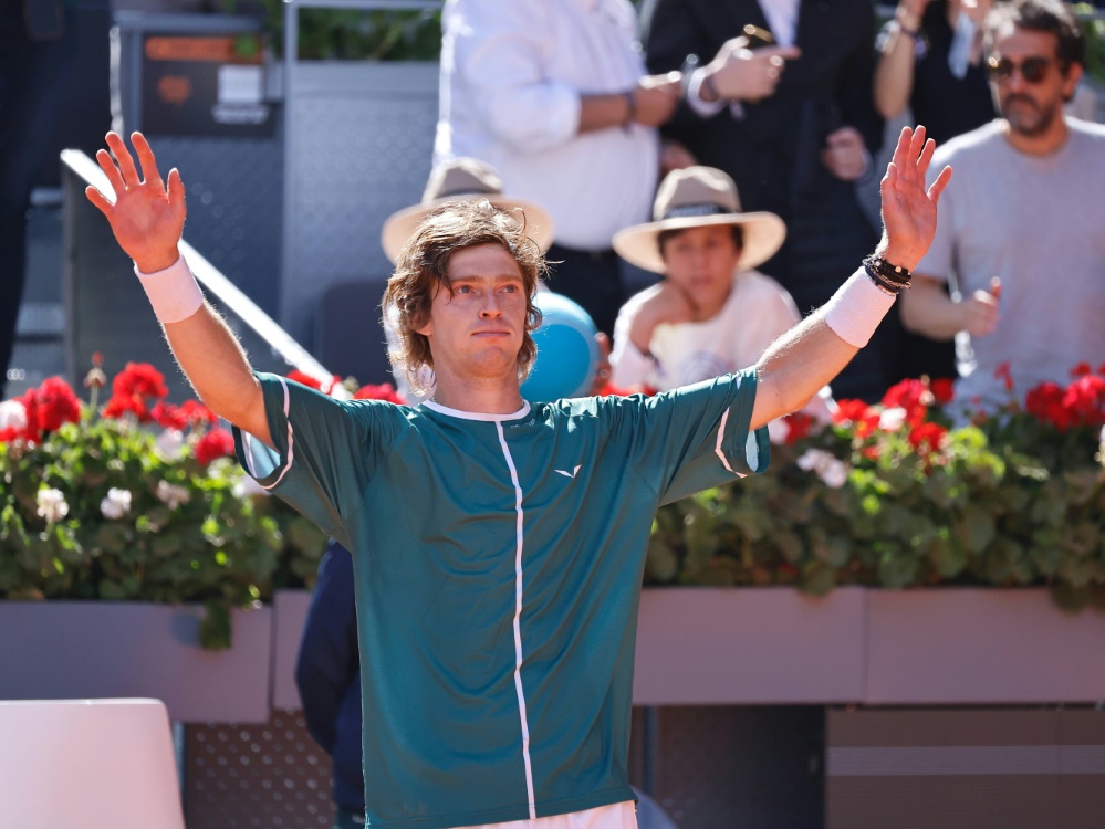 ATP-Turnier in Madrid:  Zweiter Masters-Titel für Rublew