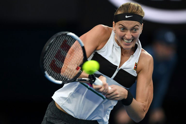 Kvitova relishes 'weird' training return with no goal