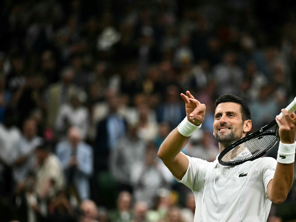 Musik als Ausgleich:  Djokovic peilt Finale in Wimbledon an 