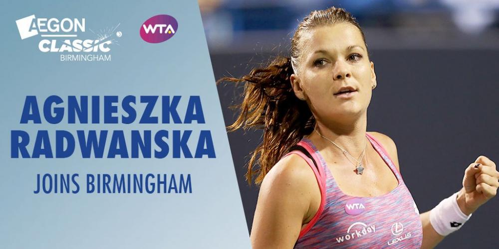 Radwanska s'est inscrite à Birmingham (17-25 juin)