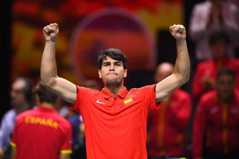 Alcaraz equalises for Spain, Nadal not yet retired