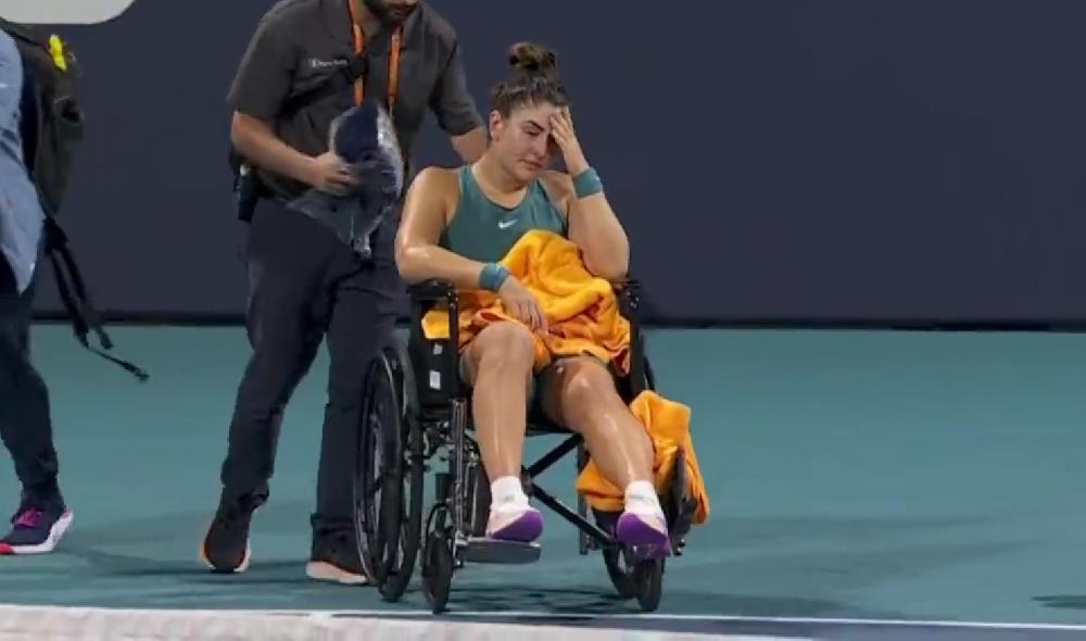 La terrible blessure d'Andreescu