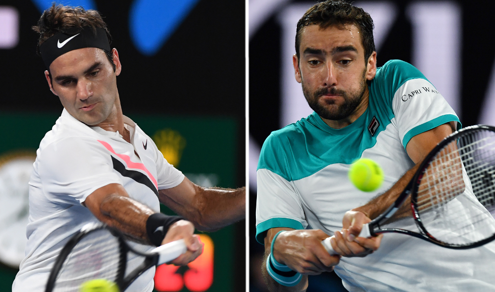 Une finale sous le toit fermé entre Cilic et Federer