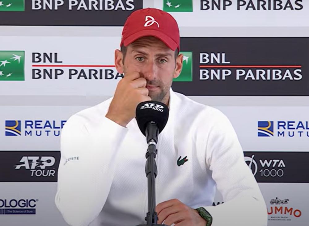 Tabilon dominoima Djokovic ei peittele asiaa: 