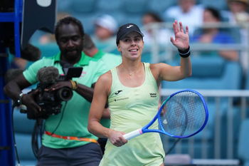 Linette überrascht Gauff in Miami und sichert sich einen Platz im Viertelfinale  