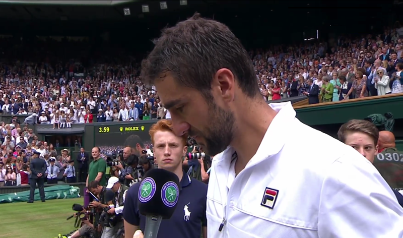 Cilic : Je n'ai jamais abandonné durant un match, j'ai toujours tout donné